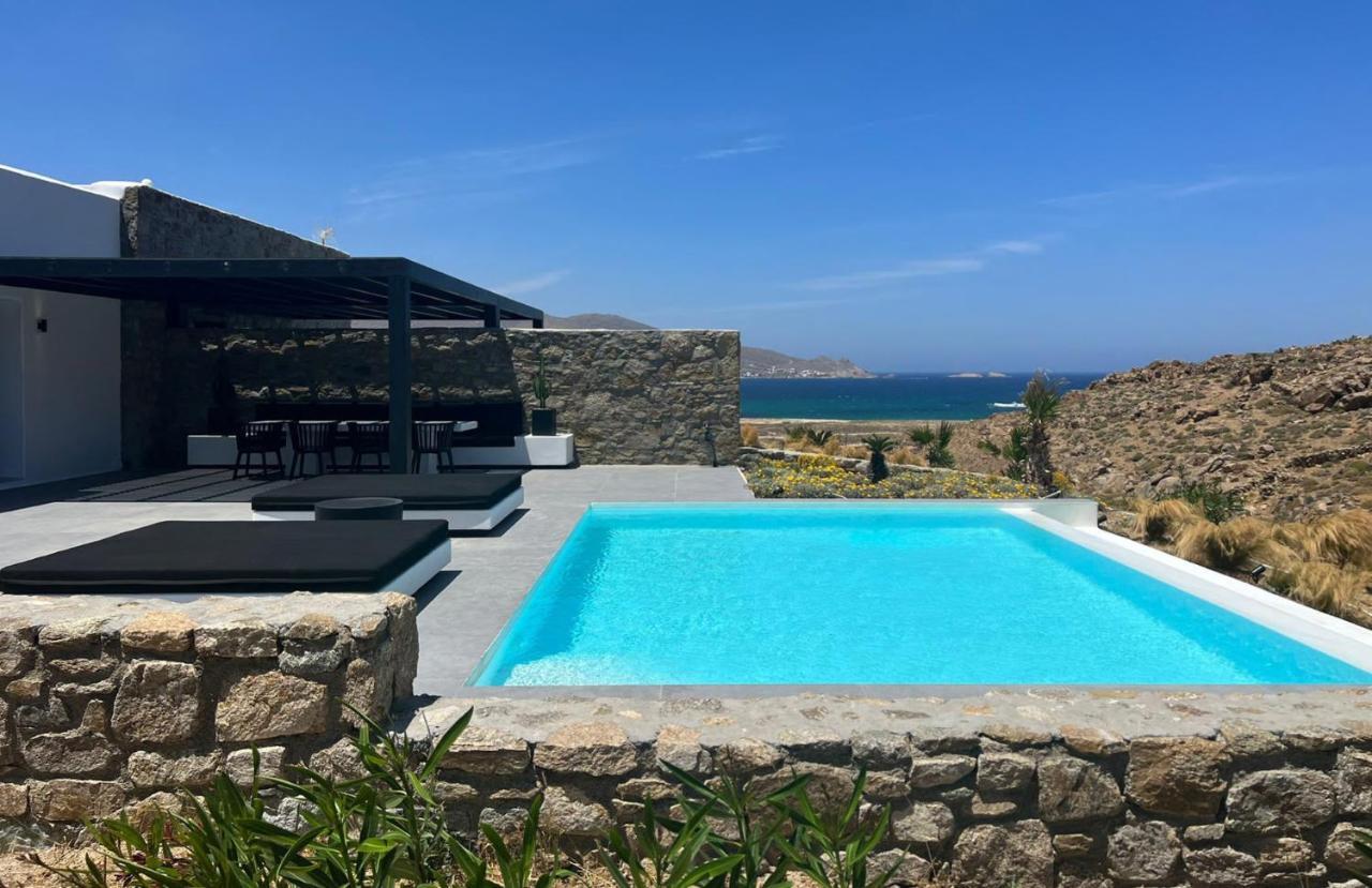 Black And White Villas Ftelia - Mykonos Mykonos Town المظهر الخارجي الصورة