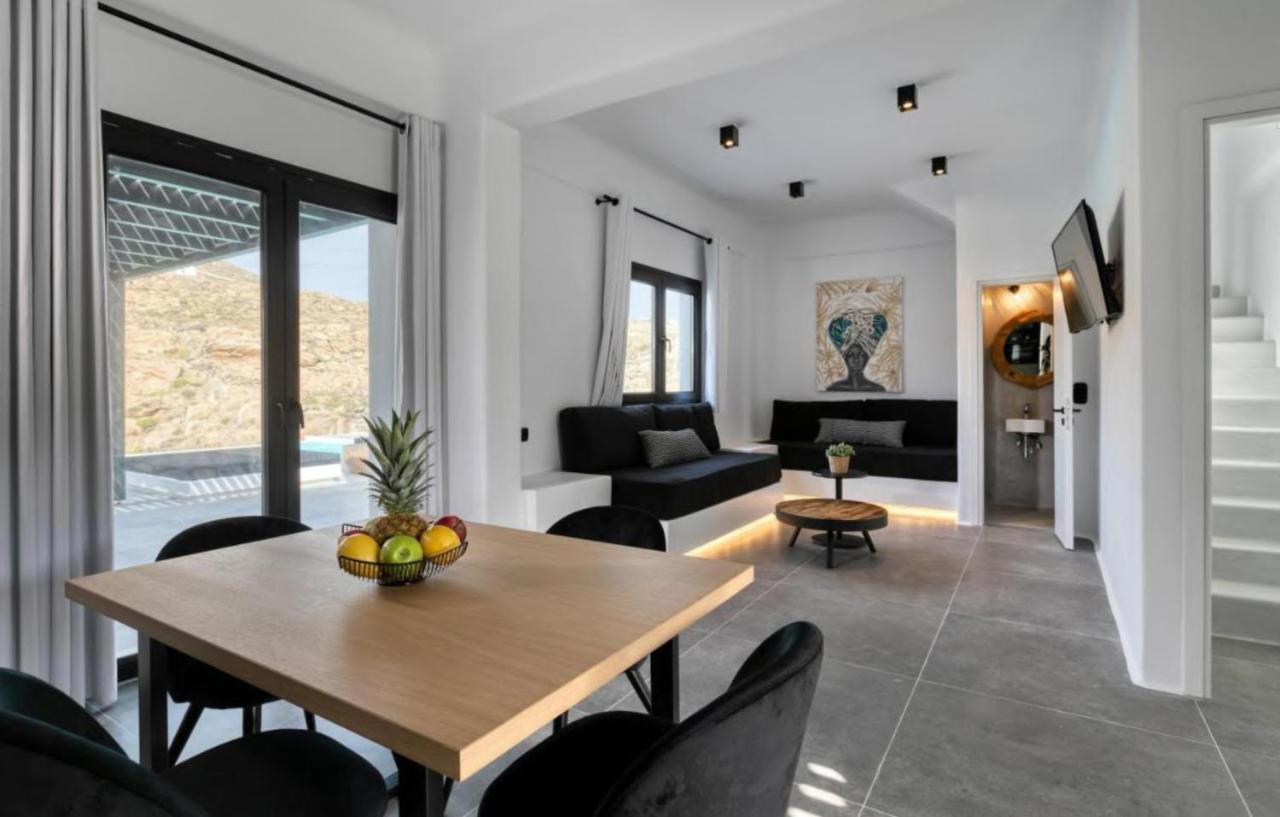 Black And White Villas Ftelia - Mykonos Mykonos Town المظهر الخارجي الصورة
