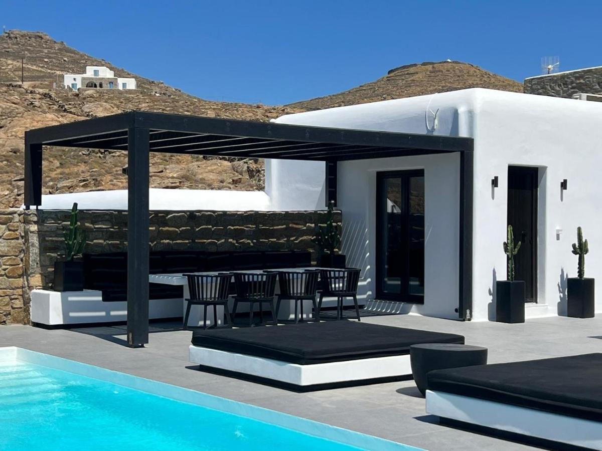 Black And White Villas Ftelia - Mykonos Mykonos Town المظهر الخارجي الصورة