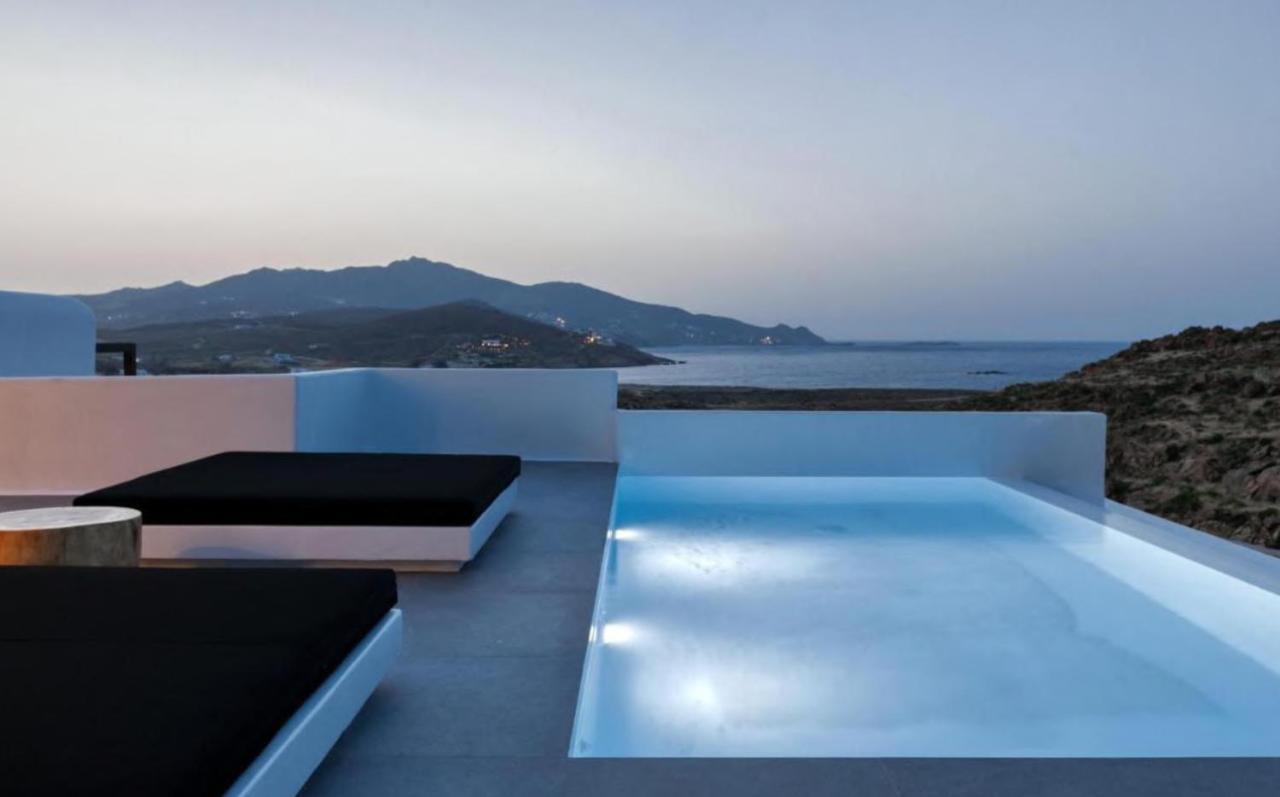 Black And White Villas Ftelia - Mykonos Mykonos Town المظهر الخارجي الصورة