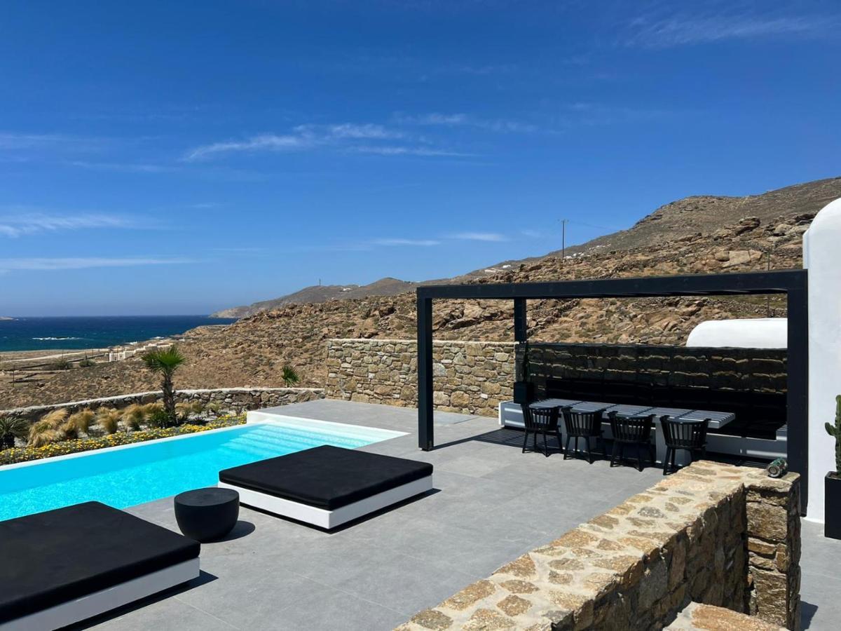 Black And White Villas Ftelia - Mykonos Mykonos Town المظهر الخارجي الصورة