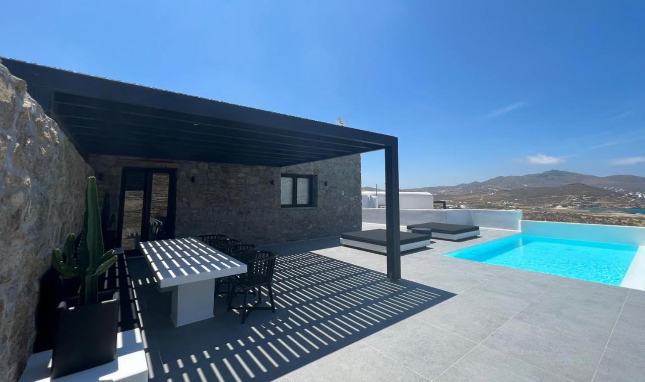 Black And White Villas Ftelia - Mykonos Mykonos Town المظهر الخارجي الصورة