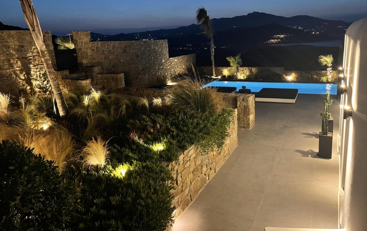 Black And White Villas Ftelia - Mykonos Mykonos Town المظهر الخارجي الصورة
