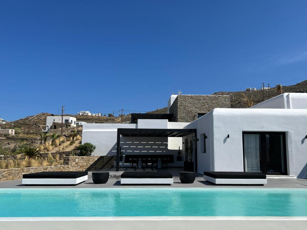 Black And White Villas Ftelia - Mykonos Mykonos Town المظهر الخارجي الصورة
